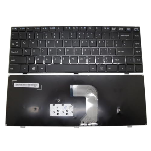 キーボード に適合する Tongfang Chaorui Z570 V131378ES 英語（米国）黒 対応ノートパソコン US2 V131378ES