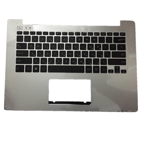 fqparts 汎用 キーボードの縁にハウジング & キーボード に適合する For ASUS V301 V301LA V301LP シルバー 米国英語のレイアウト 小さなエンターキー V301-CKE-HS1578