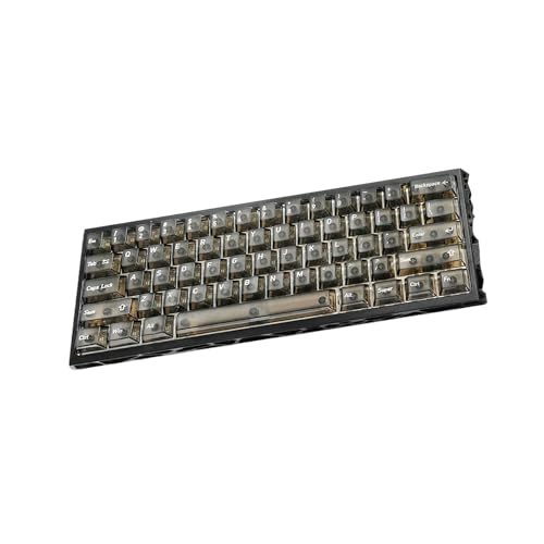 Leimezsty ゲーミングキーボードフルアルミ中空フレームスイッチプログラマブルカラーバックライト付きコード接続メカニカルキーボード