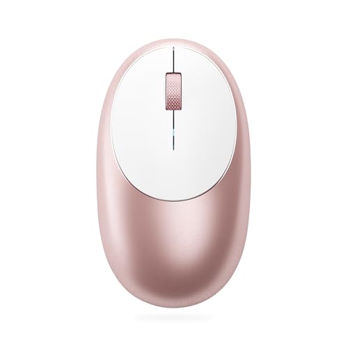 Satechi M1 無線 ワイヤレス マウス アルミ製（USB-C充電式、1200DPI、人間工学デザイン対応のBluetoothマウス、MacBook Air & Pro、ノートPC、iPadなど対応）– ピンク
