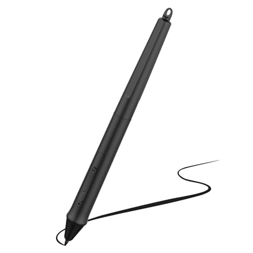 Solvexa W507 バッテリー不要のスタイラスペン 8192 筆圧レベル 2 つのカスタマイズキー付き Kamvas Pro 12/Kamvas Pro 13/Kamvas Pro 16/Kamvas Pro 20 (2019)/Kamvas 16 (旧バージョン)/Kamvas 20 (旧バージョン)/Kamvas GT と互換性あり-191 V2 (700K) - ペン先 10 本付き Solvexa 23JYCJPOS7445