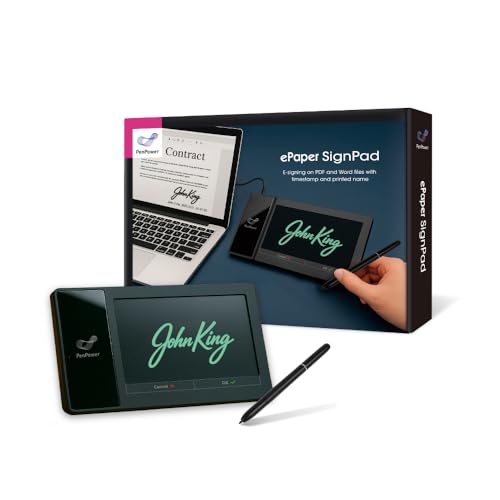 PenPower ePaper SignPad - MS Word、PDF、JPG、PNGにタイムスタンプ付きの電子署名。 SHAEPSP1EN