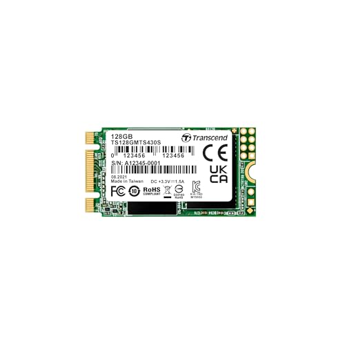 Transcend M.2 2242 SATA 128GB｜Transcend TS128GMTS430S B M Key