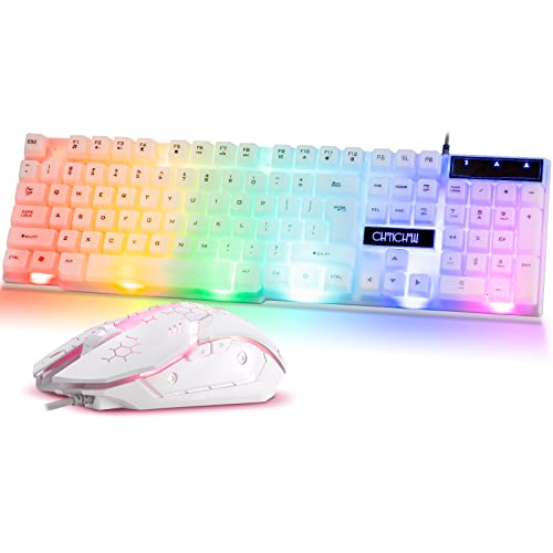 CHONCHOW gaming keyboard mouse 41021 (Rose Gold)