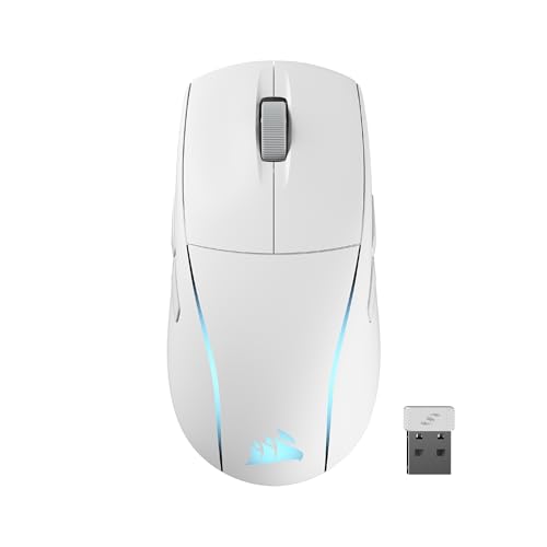 CORSAIR コルセア M75 WIRELESS 軽量 Bluetooth / 2.4GHz ワイヤレス 有線 両対応 ゲーミングマウス ホワイト CH-931D011-AP