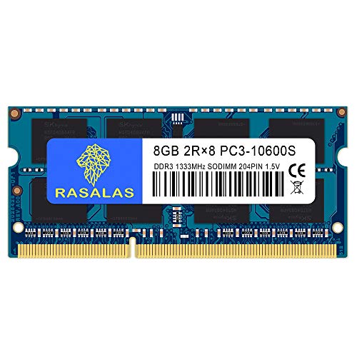 8GB DDR3 1333MHz PC3-10600 SODIMM ノートPC用 メモリ CL9 204Pin Non-ECC 10600SL8G1
