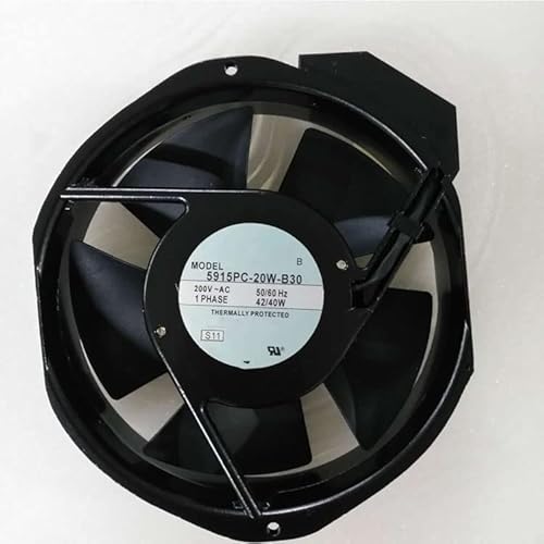 AC200V 42/40W 5915PC-20W-B30 17238 172mm 2ピン オールメタル 高温耐性冷却ファン