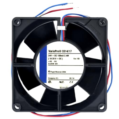 Denis Carey 24V 3314/17 100mA 2.4W 9232 冷却ファン 92X92X32MM 3線