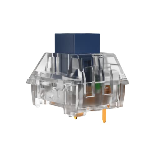 KAILH Box Navy-Cスイッチ メカニカルゲーミングキーボードDIY用 3ピン 60gf Clicky、5pin RGB/SMDホットスワップ対応(Navy-C 90pcs)