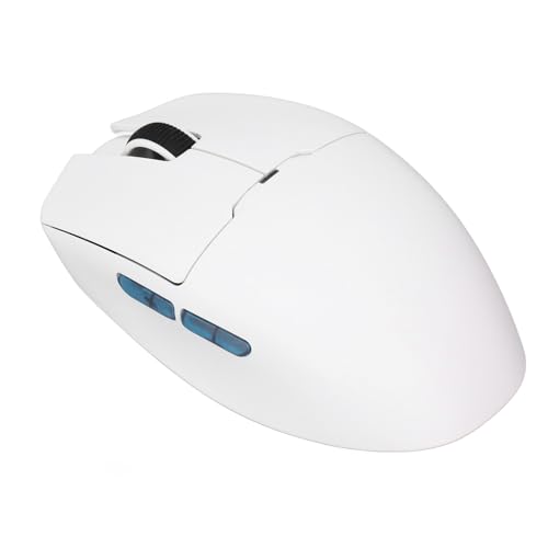 Pongnas マウス 超軽量 2.4G ゲーミングマウス 1600 DPI、26000 DPI、有線で長いバッテリー寿命、ラップトップ用モード Pongnas207g13i4fn