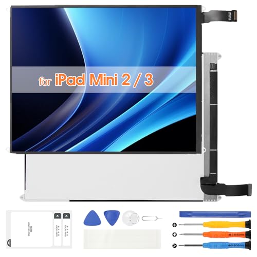 Revofix iPad mini 2 LCDディスプレイ、iPad Mini2用スクリーン交換用 A1489 A1490 A1491 iPad mini 3 A1599 A1600 A1601 7.9インチマトリックスパネル修理部品(タッチスクリーンではありません)と互換性