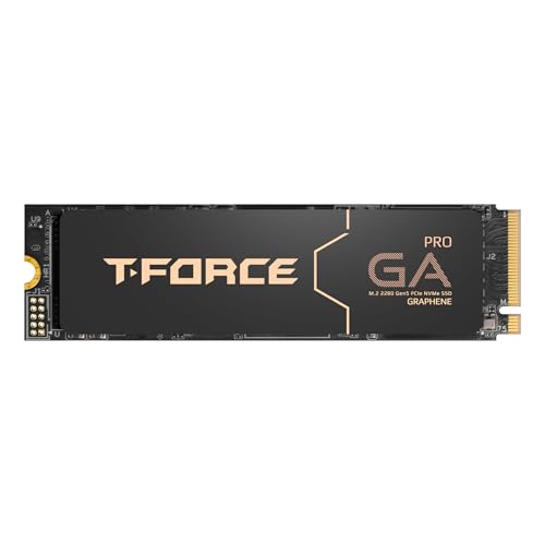 TEAMGROUP M.2 2280 NVMe 2TB｜TEAMGROUP T-Force GA PRO 特許取得済 グラフェン ヒートシンク DRAM SLC キャッシュ 3D TLC InnoGrit 読み取り 8 TM8FFJ002T0C129