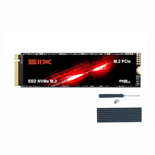 SIX M.2 2280 NVMe 256GB｜SIX X4000PRO 3D TLC ヒートシンク付属 PC ゲーム用 SSD-X4000