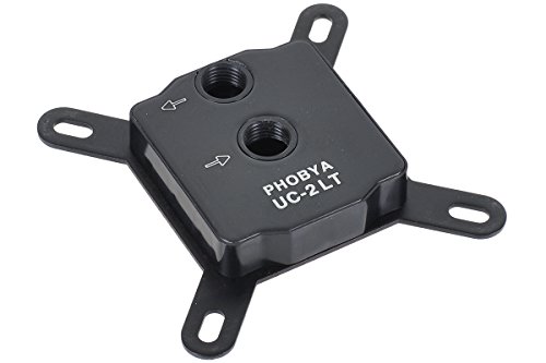 Phobya CPU-Cooler UC-2 LT Intel 775,1150,1151,1155,1156,1366,2011,2066 - Black Edition