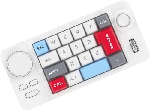 19インチ メカニカルゲーミングキーボード、プログラム可能なジョイスティック、ダブルスクロールホイール、カラーバックライト、ホットスワップ可能なスイッチ 242T2W5DT3110JF2N0F5US