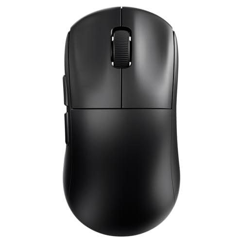 Pwnage ウルトラカスタム Pro Symm 3 ワイヤレスゲーミングマウス - センサー位置調節可能 ホットスワップ可能なメカニカル&光学スイッチ モジュラーシェイプシステム 8Kポーリング 50g 超軽量 - ブラック