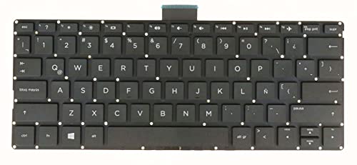 AZUBAYCOM HP Pavilion x360 11-U000 11t-u000 11-u001la 11-u003la 11-u005la 11-u015la HPM14K33LA-698 PK131U41A23用ラテンスペイン語キーボード