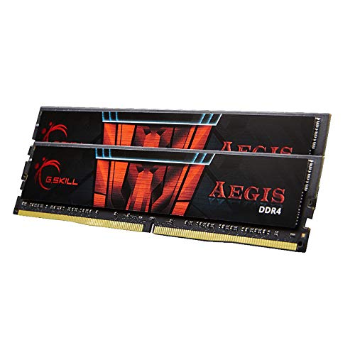 G.SKILL Aegis 16GB 2 x 8GB 288ピン SDRAM DDR4 2400 (PC4 19200) Intel Z170/X99プラットフォームデスクトップメモリ F4-2400C15D-16GIS