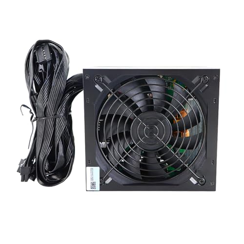 OSNIYAW 温度制御および 700W ピーク出力レートを備えた高度な 550W ゲーミング電源 PC コンピュータ温度制御用の 550W 電源