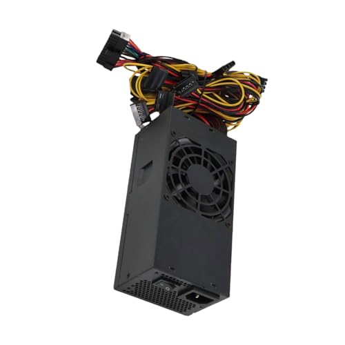 Oxxggkao 400W TFX デスクトップ電源 110V-240V 入力複数の保護 8cm 冷却ファン デスクトップケース用金属ハウジング