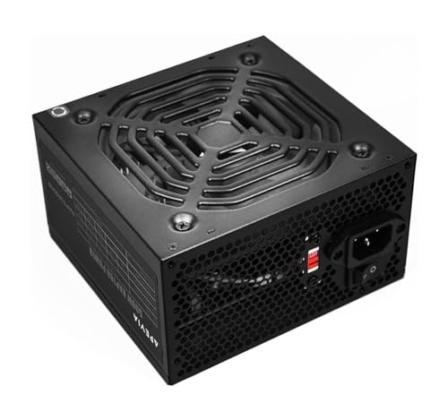 Apevia RAPTOR500W Raptor 500W ATX電源 120mmブラックファン付き