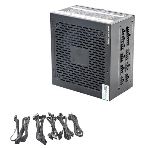KAHDGSS 静かな 500W コンピュータ電源 120mm 大型ファンと高度な電圧保護 ゲーム用電源
