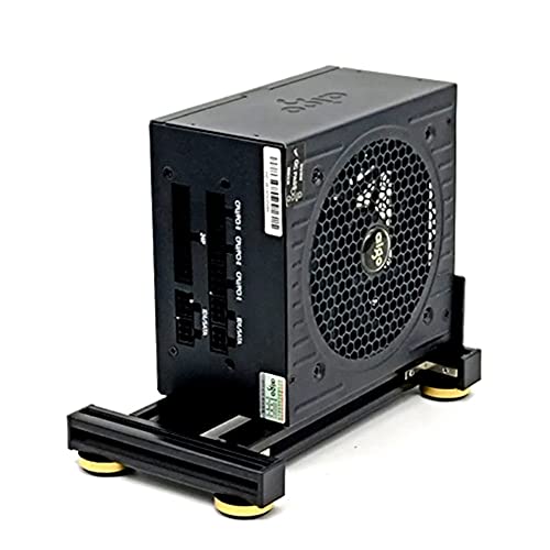 EDIY ATX 電源ホルダー ブラケット コンピューター シャーシ 電源ベース サポート ATX 大電力 SFX 電源、黒