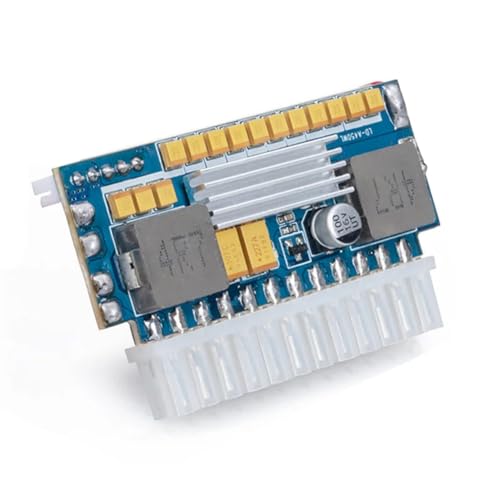 Poexit 450W 24ピン 12V DC入力 450W出力 Realan Mini ITX PSU DC ATX PCスイッチ DC-DC ATX電源装置（コンピューター用）