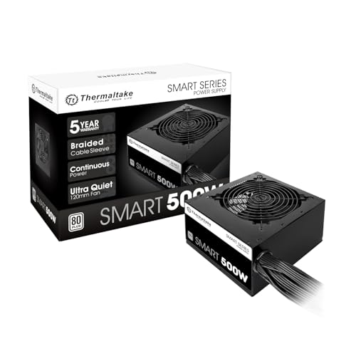 Thermaltake 500W Smart 80 Plus White PS-SPD-0500NPCWUS-W