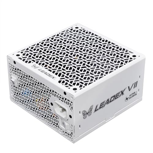 【並行輸入品】 Super Flower Leadex VII XP 1200W 80+ Platinum, Cybenetics Platinum, Full Modular, ATX 3.1, W/12V-2 * 6 Cable (2x8pin - 16pin Native