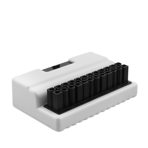 DGZZI ATX マザーボード 24ピン 電源 90度 ベンド アダプター DIY コンピューターアクセサリー 2x1.3x0.4インチ シャーシ ワイヤー 美しさと整理 デスクトップマザーボード電源に最適 ホワイト 52145-MPDST-1