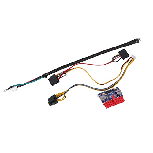 Jinlorion 90W DC - ATX 電源、ファンレス DC - ATX PSU モジュール、固体コンデンサ付き Mini ITX HTPC POS 産業用コンピュータ用 12V 入力 20 ピン サイレント電源 Jinlo7qs2drmg01