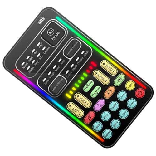 NUOLUX ポータブル音声変換機 携帯用サウンドミキサー 2.1比率 プラ製 300-500mAh容量対応 オンラインゲームやエンターテイメントに最適な音声変装機能付き1セット 2AMZK18