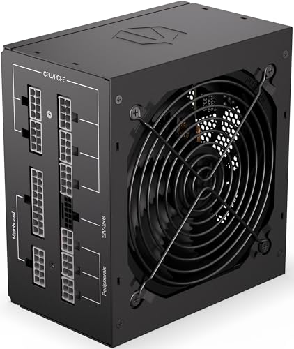 ENDORFY Supremo FM6 Gold 850W、ATX 3.1 PC電源、80 Plus®ゴールド認証、静音動作、FDBベアリング付きFluctusファン、100%日本コンデンサ、フルモジュラーケーブルマネージメント、EU-プラグ EY7A012
