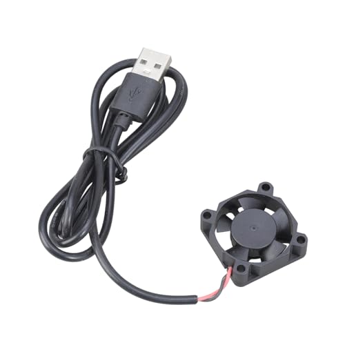 vauqra 30mm DC5Vブラシレス冷却ファンUSB搭載スリーブエレクトロニクスの長寿命USB冷却ファン