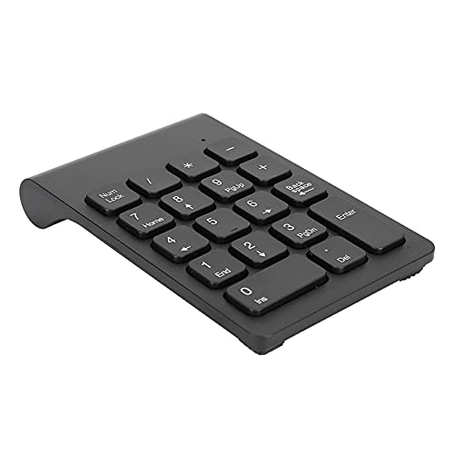 WYRHXY テンキー、快適なボタンサイズ 18 キーテンキー、ワイヤレスキーボード、PC 用 2.4G (黒)