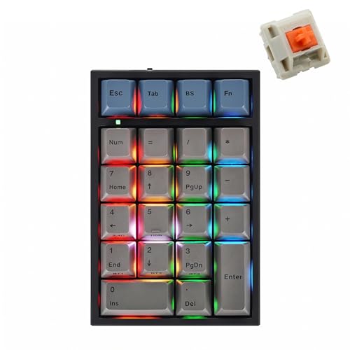 LEOPOLD レオポルド FC220TP PD GRAYBLUE メカニカル テンキーパッド ワイヤレス 2.4GHz Bluetooth USB有線 Tri-Mode QMK VIA 対応 キースイッチホットスワップ macOSモード NumLock非連動モード LEOPOLD 静音リニア軸 FC220TPHS/GBPD