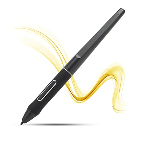 ciciglow タッチスクリーン用デジタルペン、スタイラススマートペンシル、PW507ポータブルグラフィックタブレットペン 8192レベル高感度デジタルタブレットブラック タブレットKamvas Pro 12/13/16/Kamvas 16/20用