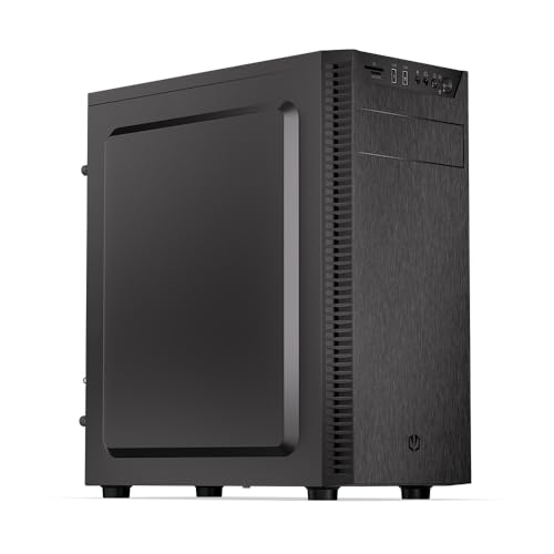ENDORFY Armis 100 ソリッド小型ATX 、120mmファン付き、最大335mm GPU、最大165mm CPUクーラー、USB-Aフロント2個、メモリカードリーダー、EY2A015