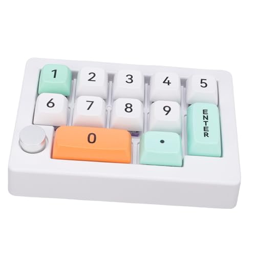 MENDUNER 12 キーメカニカルゲーミングキーボード、RGB 照明、内蔵充電式バッテリー、フルマクロ、アンチゴーストプログラミング (WHITE) ME2sxbhpwcu6-11