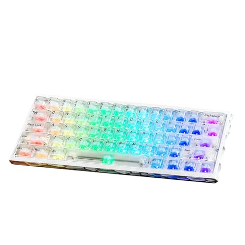 BELOWSYALER アルミゲーミングキーボード中空スイッチカスタマイズ可能な照明コード付きPC Setupaキーボード