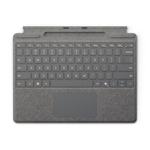 マイクロソフト Microsoft｜マイクロソフト Surface Pro 13インチ キーボード（ペン収納付き/スリム ペン別売り） マイクロソフト Surface プラチナ 8XA00256