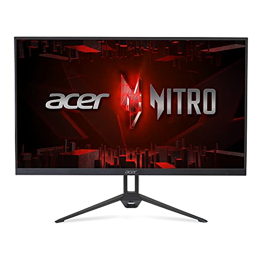 Acer Nitro 27インチ フルHD 1920 x 1080 IPS ゲーミングモニター | AMD FreeSync Premium | 200Hz リフレッシュ | 最大0.1ms | チルト | ディスプレイポート1.2 1 & HDMI 2.0 1 | KG273 X1bmipx UM.HX3AA.101