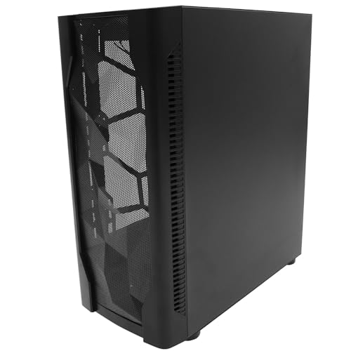 Generic ATX ワイドボディ 全面透明パネル メッシュ冷却設計 – ゲーミングオフィス用 デスクトップPC 大容量収納 Y97JU3_Y-