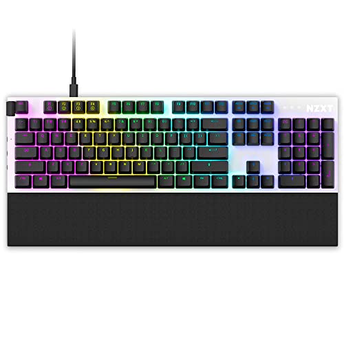 NZXT FUNCTION ゲーミングキーボード ホワイト KB-1FSUS-WR KB590