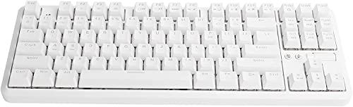 Maiitmor メカニカルキーボード ゲーミングキーボード 87キー 仕事 ゲーミング用(白い) HXZ-6900