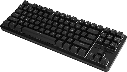 Maiitmor メカニカルキーボード ゲーミングキーボード 87キー 仕事 ゲーミング用(黒) HXZ-6889