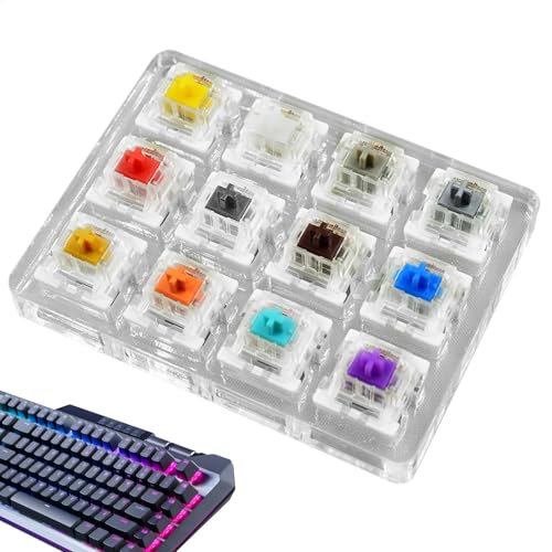 shjxi ポータブルテスターキット、多軸キーボードテストツール、精密サンプラー、タイピング体験の向上、精度向上、コンパクトサイズ、キー愛好家に最適 LJ7PURDDS6M836NOLU6