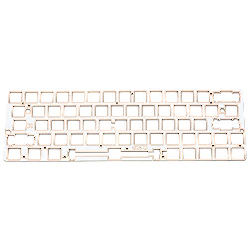 KPREPUBLIC 60%アルミニウムメカニカルキーボードガラスファイバープレート gk64 gk64s xd64 xd60のみサポートプレートマウントスタビライザー(GK64 GファイバーPのみ)