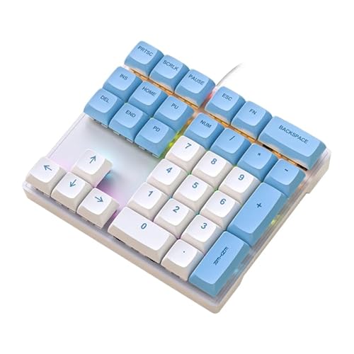 33 キー有線バックライト機械テンキー 人間工学設計 Type-C 接続 外付けキーボード ZRY52501M-CJ86P53L-115_4